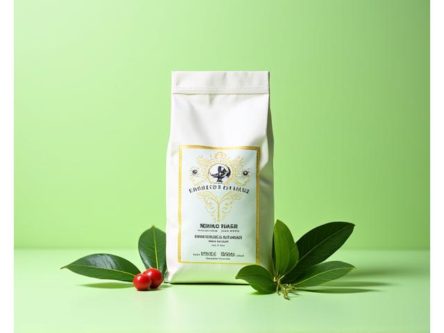 Packaging for Emerald Estate coffee beans