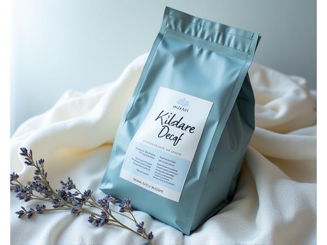 Packaging for Kildare Decaf coffee beans
