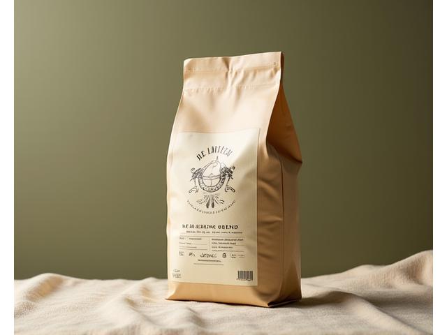 Packaging for The Liffey Blend coffee beans